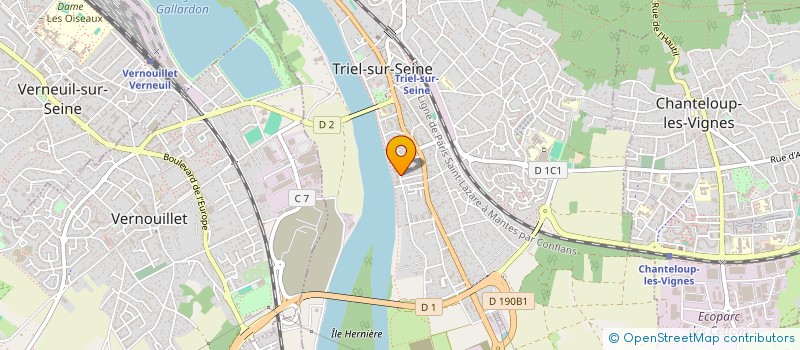 localisation de l'entreprise MONSIEUR EMMANUEL ROGER REMI LESIEUR  TRIEL-SUR-SEINE