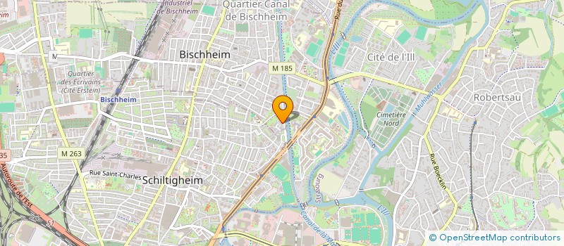 localisation de l'entreprise MONSIEUR EMMANUEL ROLLAND  BISCHHEIM