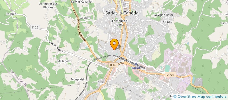 localisation de l'entreprise MONSIEUR EMMANUEL ROLLET à SARLAT-LA-CANEDA