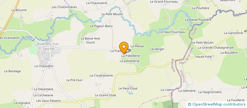 localisation de l'entreprise MONSIEUR EMMANUEL ROUSSEL  AVAILLES-SUR-SEICHE