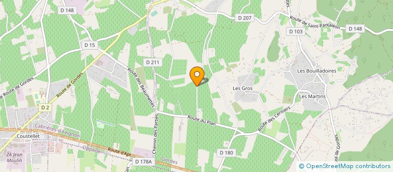 localisation de l'entreprise MONSIEUR EMMANUEL ROUSSIER  GORDES