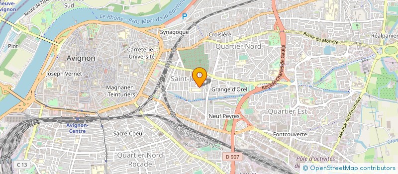 localisation de l'entreprise MONSIEUR EMMANUEL ROUX  AVIGNON