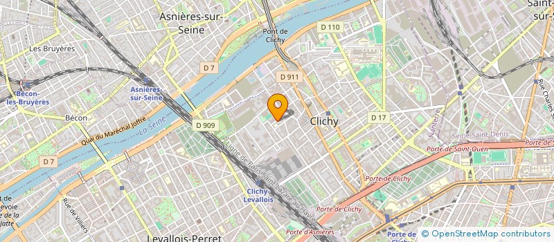 localisation de l'entreprise MONSIEUR EMMANUEL ROY à CLICHY