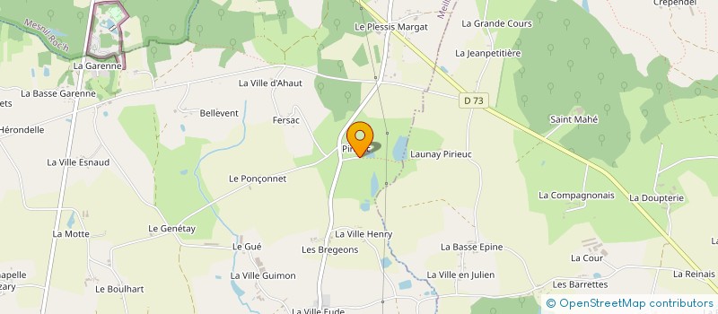 localisation de l'entreprise MONSIEUR EMMANUEL RUAUX  MEILLAC