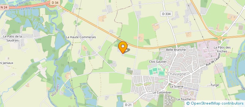 localisation de l'entreprise MONSIEUR EMMANUEL RUFFIO  CHAVAGNE