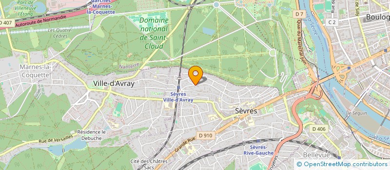 localisation de l'entreprise MONSIEUR EMMANUEL RUIMY à SEVRES