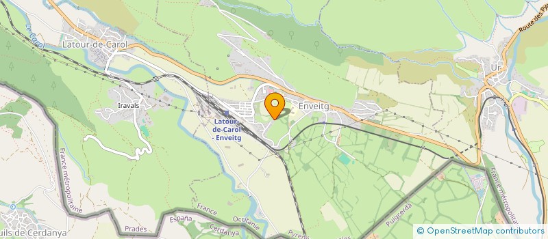 localisation de l'entreprise MONSIEUR EMMANUEL SAEZ  ENVEITG