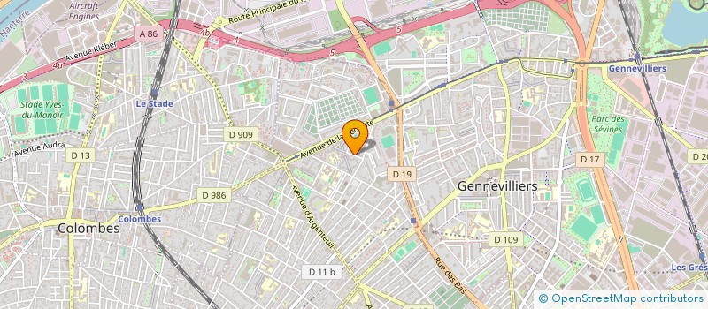 localisation de l'entreprise MONSIEUR EMMANUEL SAHOUIN  ASNIERES-SUR-SEINE