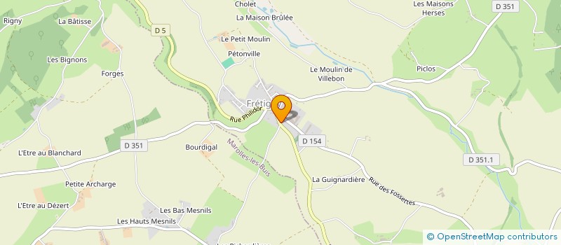 localisation de l'entreprise MONSIEUR EMMANUEL SAILLANT à SAINTIGNY