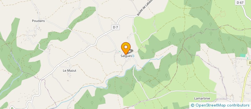 localisation de l'entreprise MONSIEUR EMMANUEL SALLES à LABASTIDE-MARNHAC
