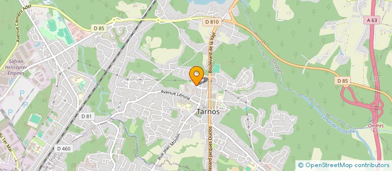 localisation de l'entreprise MONSIEUR EMMANUEL SAMBRONE  TARNOS