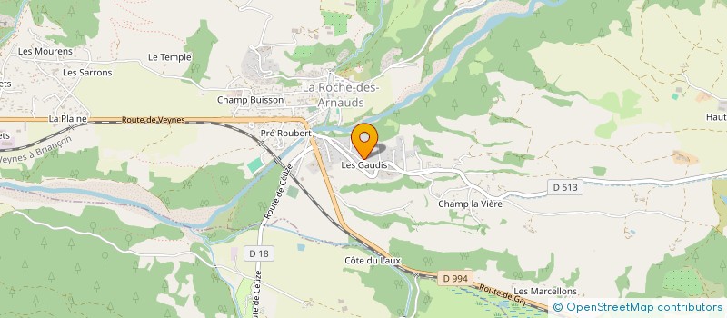 localisation de l'entreprise MONSIEUR EMMANUEL SAMPSONI  LA ROCHE-DES-ARNAUDS