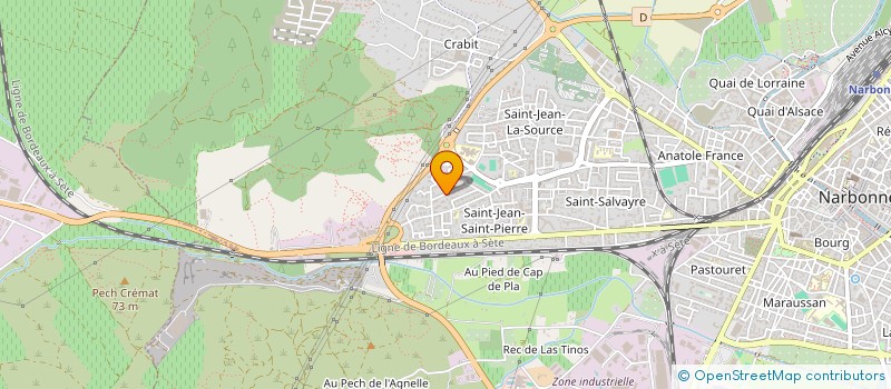 localisation de l'entreprise MONSIEUR EMMANUEL SAP à NARBONNE