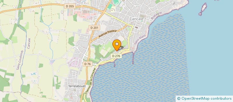 localisation de l'entreprise MONSIEUR EMMANUEL SAUDRAIS  CANCALE