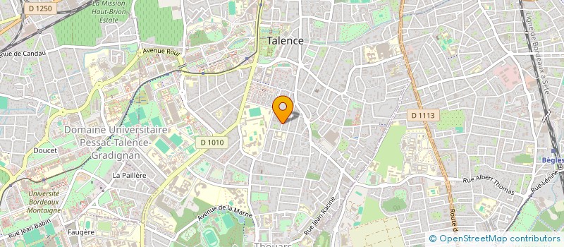 localisation de l'entreprise MONSIEUR EMMANUEL SAULNIER  MERIGNAC