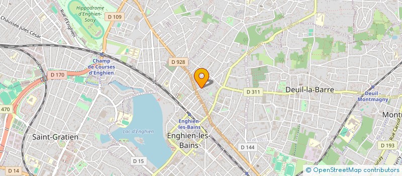 localisation de l'entreprise MONSIEUR EMMANUEL SAUNIER  MONTMORENCY