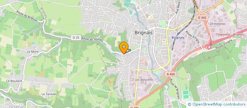 localisation de l'entreprise MONSIEUR EMMANUEL SAUVLET  BRIGNAIS