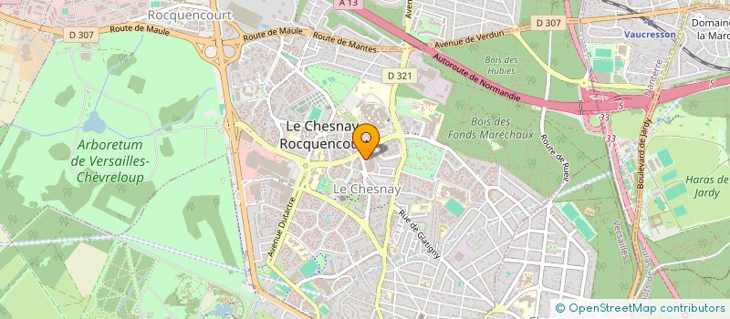 localisation de l'entreprise MONSIEUR EMMANUEL SCHILLINGER  LE CHESNAY-ROCQUENCOURT