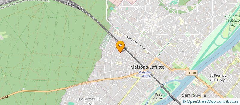 localisation de l'entreprise MONSIEUR EMMANUEL SCHMITT  MAISONS-LAFFITTE