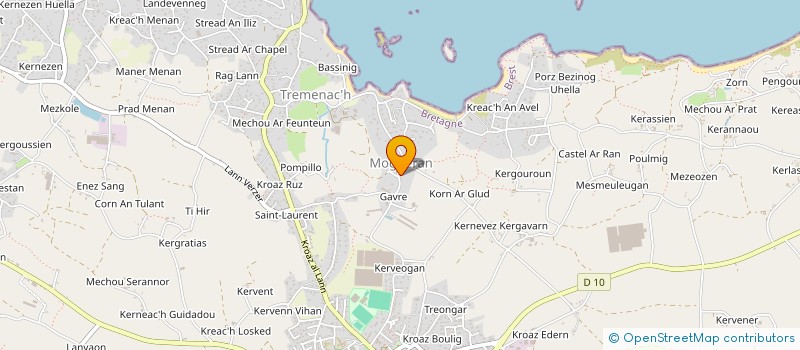 localisation de l'entreprise MONSIEUR EMMANUEL SEGAULT  PLOUGUERNEAU