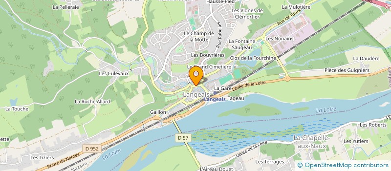 localisation de l'entreprise MONSIEUR EMMANUEL SELLIER à LANGEAIS
