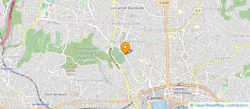 localisation de l'entreprise MONSIEUR EMMANUEL SEMEDO PEREIRA  CANNES