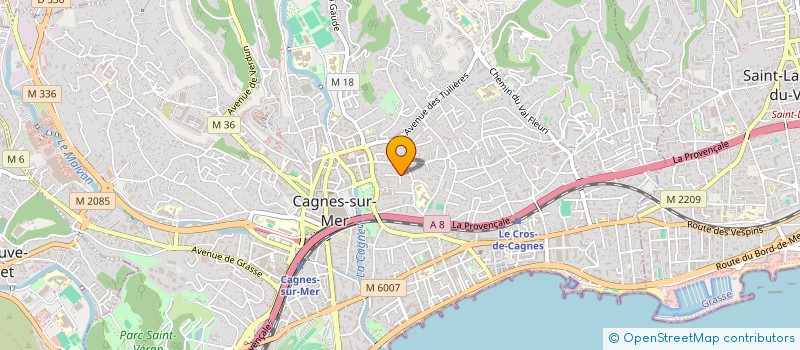 localisation de l'entreprise MONSIEUR EMMANUEL SERRE  CAGNES-SUR-MER