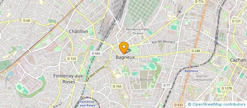 localisation de l'entreprise MONSIEUR EMMANUEL SIBILEAU à BAGNEUX