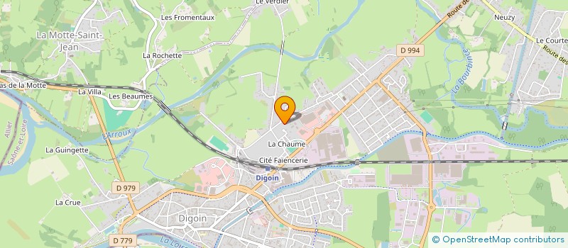 localisation de l'entreprise MONSIEUR EMMANUEL SILLA  DIGOIN