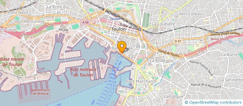 localisation de l'entreprise MONSIEUR EMMANUEL SMADJA  TOULON