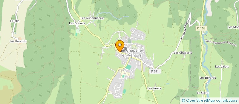 localisation de l'entreprise MONSIEUR EMMANUEL SOLA à LA CHAPELLE-EN-VERCORS