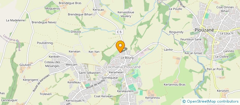 localisation de l'entreprise MONSIEUR EMMANUEL SORNET  LOCMARIA-PLOUZANE