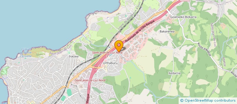 localisation de l'entreprise MONSIEUR EMMANUEL SOUBELET à SAINT-JEAN-DE-LUZ