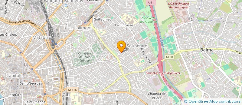 localisation de l'entreprise MONSIEUR EMMANUEL SOUBIRAN  TOULOUSE