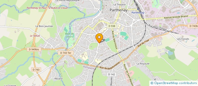 localisation de l'entreprise MONSIEUR EMMANUEL SOULARD  PARTHENAY