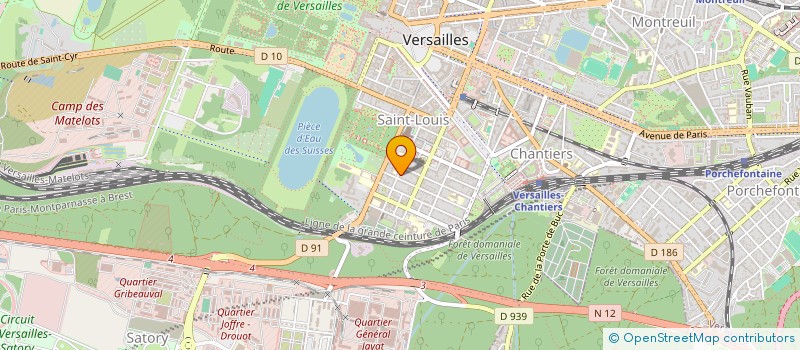 localisation de l'entreprise MONSIEUR EMMANUEL SOURON à VERSAILLES