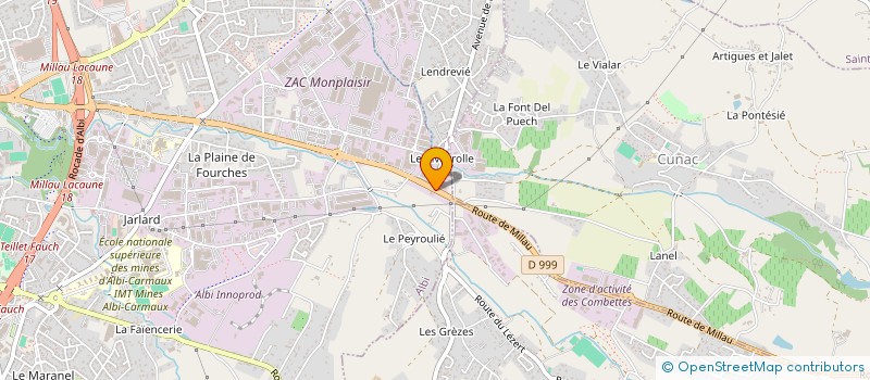 localisation de l'entreprise MONSIEUR EMMANUEL SOYER  BEDARIEUX