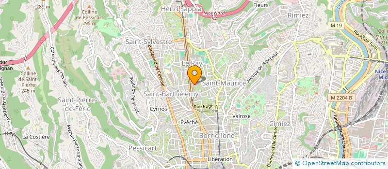 localisation de l'entreprise MONSIEUR EMMANUEL STEINE  NICE