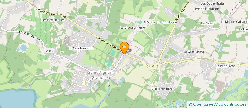 localisation de l'entreprise MONSIEUR EMMANUEL STEULLET  SAINT-AIGNAN-GRANDLIEU