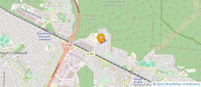 localisation de l'entreprise MONSIEUR EMMANUEL TA  ROISSY-EN-BRIE