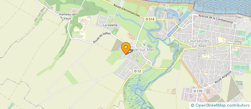 localisation de l'entreprise MONSIEUR EMMANUEL TACCHI  GRAYE-SUR-MER