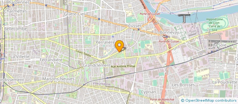 localisation de l'entreprise MONSIEUR EMMANUEL TATSIS  VILLEURBANNE