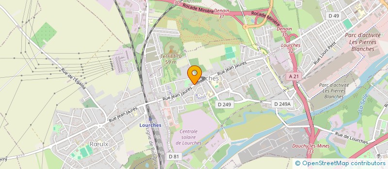 localisation de l'entreprise MONSIEUR EMMANUEL TELLIEZ  LOURCHES