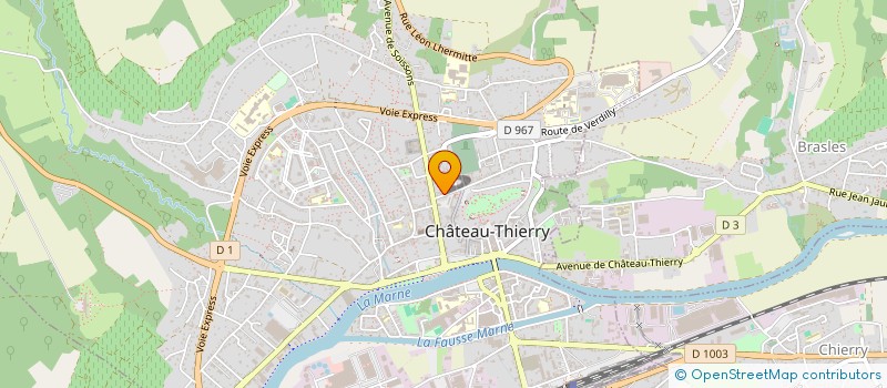localisation de l'entreprise MONSIEUR EMMANUEL TESSOUNG à CHATEAU-THIERRY