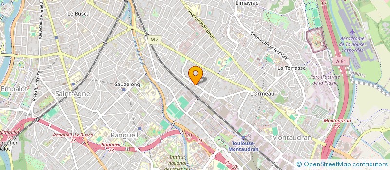 localisation de l'entreprise MONSIEUR EMMANUEL TEULIER à TOULOUSE