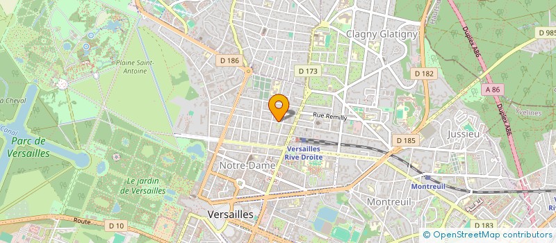 localisation de l'entreprise MONSIEUR EMMANUEL TEVESSIN à VERSAILLES