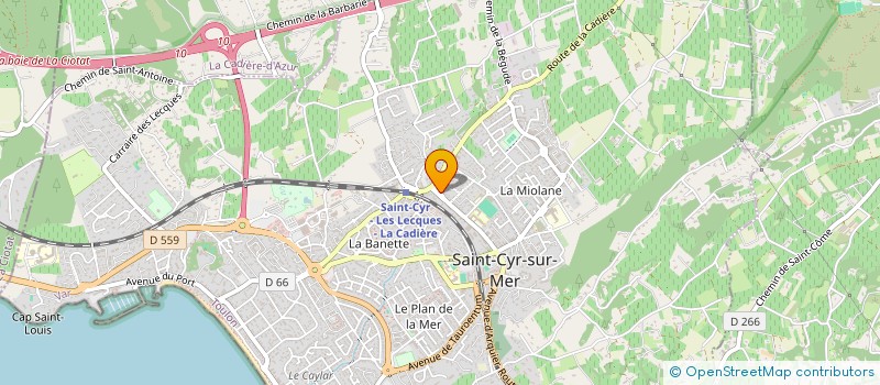 localisation de l'entreprise MONSIEUR EMMANUEL TEYSSIER à SAINT-CYR-SUR-MER