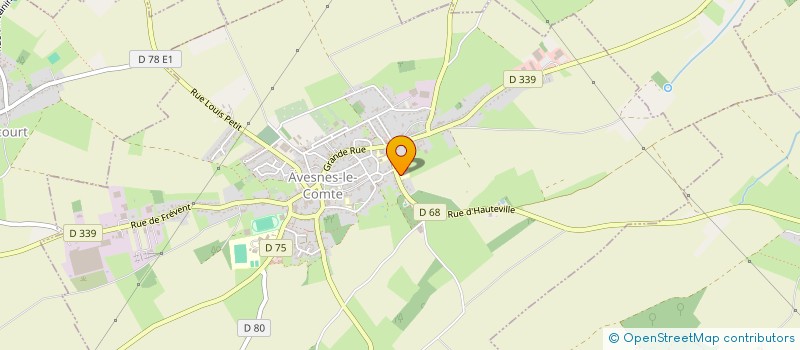 localisation de l'entreprise MONSIEUR EMMANUEL THERY  FOSSEUX