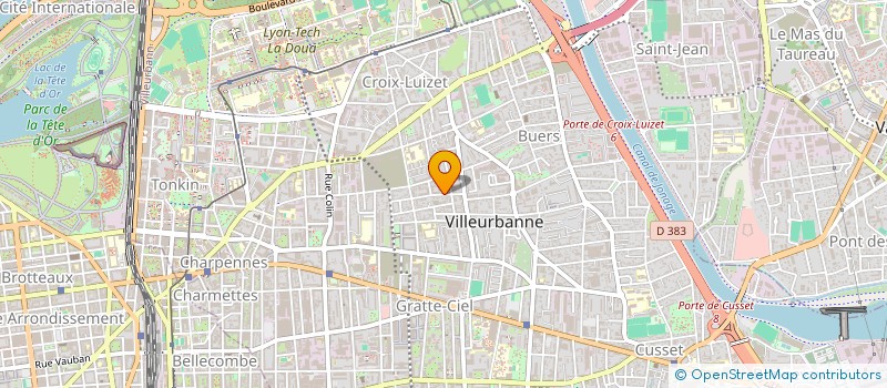 localisation de l'entreprise MONSIEUR EMMANUEL THERY à VILLEURBANNE