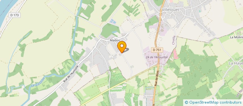 localisation de l'entreprise MONSIEUR EMMANUEL THEVOT à CANDE-SUR-BEUVRON